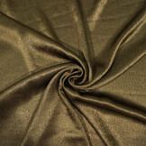 Crinkle Satin Khaki Green