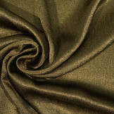Crinkle Satin Khaki Green