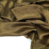 Crinkle Satin Khaki Green