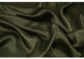 Crinkle Satin Dunkel Armeegrün