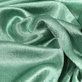 Crinkle Satin Jade Green