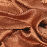 Crinkle Satijn Brique