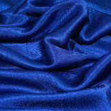 Crinkle Satin Kobaltblau