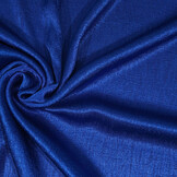 Crinkle Satin Kobaltblau