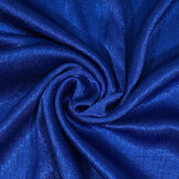Crinkle Satin Cobalt Blue