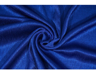 Crinkle Satin Kobaltblau