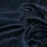 Crinkle Satin Navy Blue
