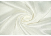 Crinkle Satin Off-White