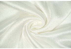 Crinkle Satijn Off-White