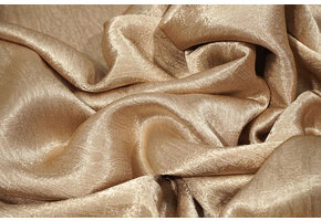 Crinkle  Satin Dark Gold