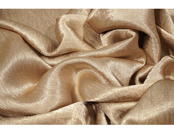 Crinkle  Satin Dark Gold