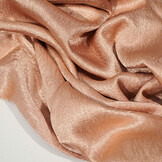 Crinkle  Satin Dark Salmon Pink