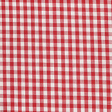 Cotton Gingham Check 1 cm Red