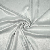Crinkle  Satin Silber Grau