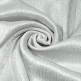 Crinkle  Satin Silber Grau
