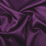 Crêpe Satin Aubergine-Purple