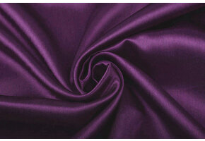 Crêpe Satin Aubergine-Purple