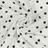 Hydrofiel Stippen Wit Zwart