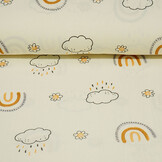 Double Gauze Rainbow Clouds