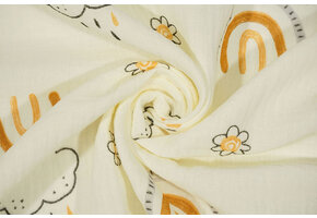 Double Gauze Rainbow Clouds