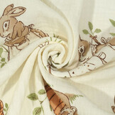 Baumwoll Musselin Hazelhop Kaninchen