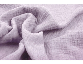 Double Gauze Fabric Light Lilac