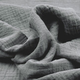 Double Gauze Fabric Grey