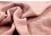 Double Gauze Fabric Old Pink