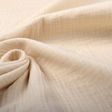 Double Gauze Fabric Natural Light Peach