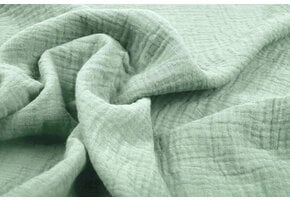 Double Gauze Fabric Light Old Green