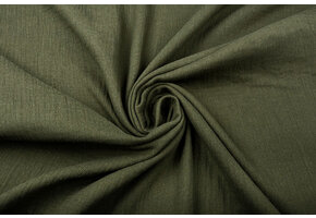 Double Gauze Fabric Army Green