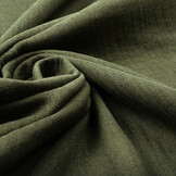 Double Gauze Fabric Army Green