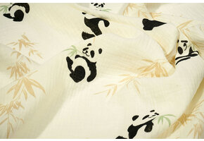 Double Gauze Panda Bear