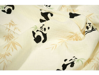 Double Gauze Panda Bear