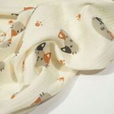 Baumwoll Musselin Katzenkopf Maozi