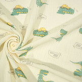 Baumwoll Musselin Dino Zauri
