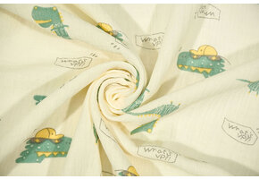 Double Gauze Dino Zauri