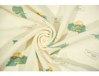 Double Gauze Dino Zauri