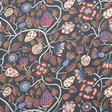 Chiffon Bedruckt Siennaflor Marine