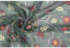 Chiffon Printed Siennaflor Grey