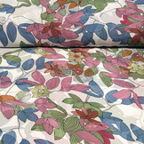 Chiffon Printed Miraflora White