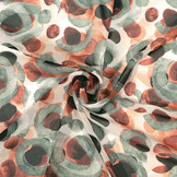 Chiffon Bedruckt Pavora Brique