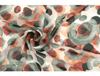 Chiffon Printed Pavora Brique