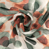 Chiffon Bedruckt Pavora Brique