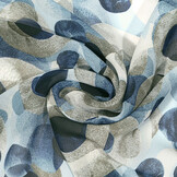 Chiffon Printed Pavora Blue