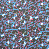 Chiffon Bedruckt Splotch Multi-1