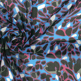 Chiffon Printed Splotch Multi-1