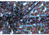 Chiffon Printed Splotch Multi-1