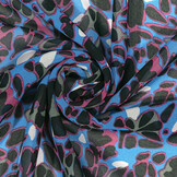 Chiffon Bedruckt Splotch Multi-1