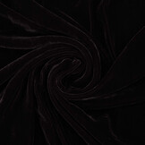 3 meter Velor Velvet Fabric Vultur Dark Aubergine  Brown